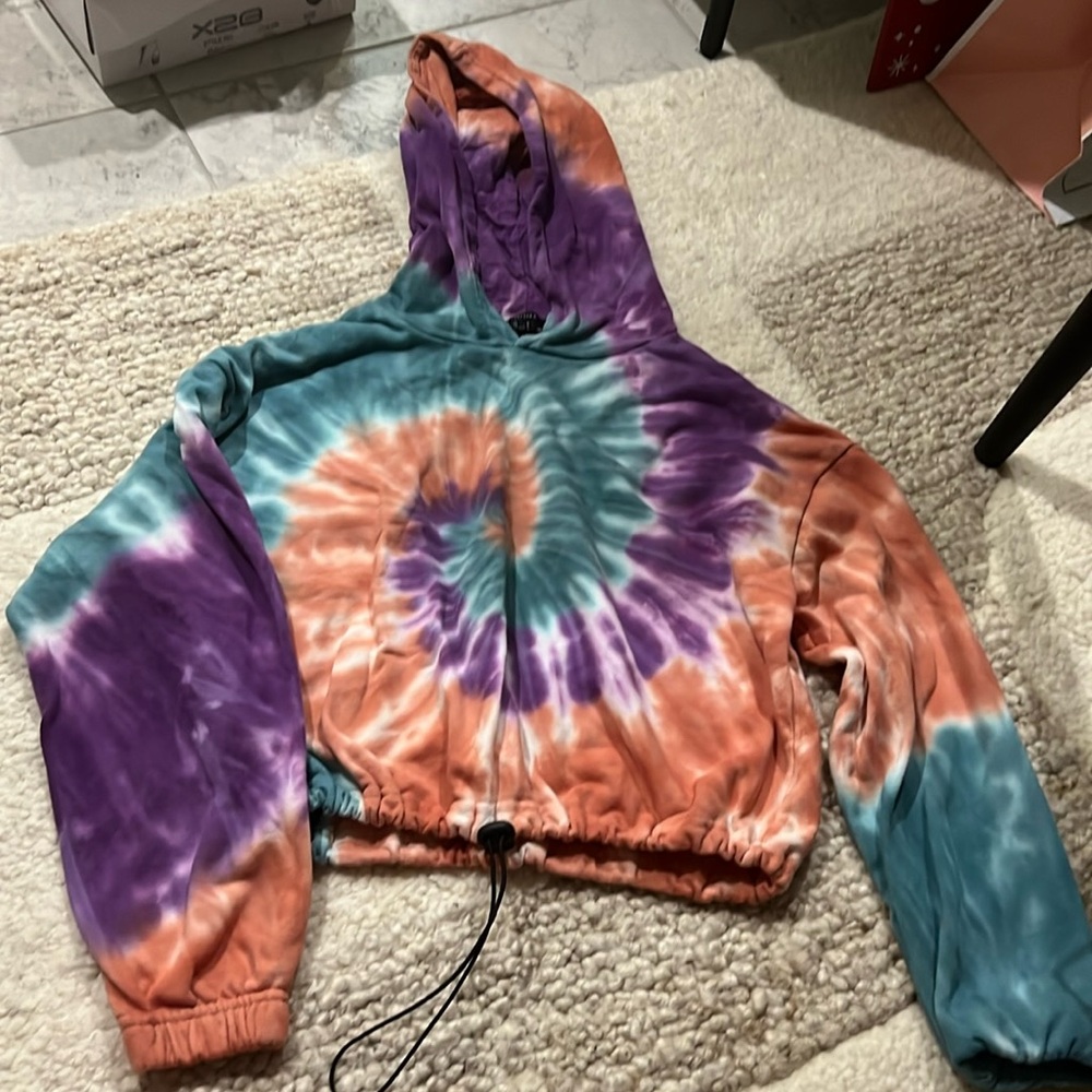 Forever 21 hoodie with adjustable waist